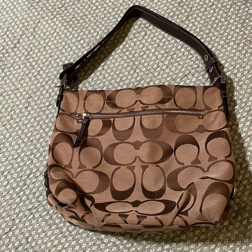 Authentic Coach purse and matching wallet